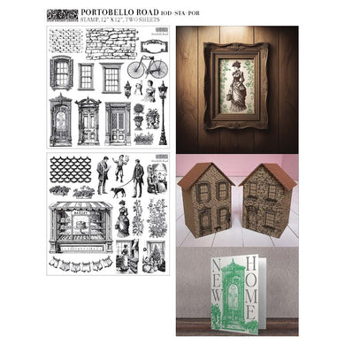 Portobello Road IOD Stamp 2 Sheets Sheet (12″X12″) *LIMITED EDITION*