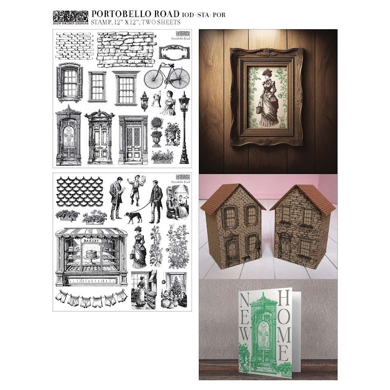Portobello Road IOD Stamp 2 Sheets Sheet (12″X12″) *LIMITED EDITION*