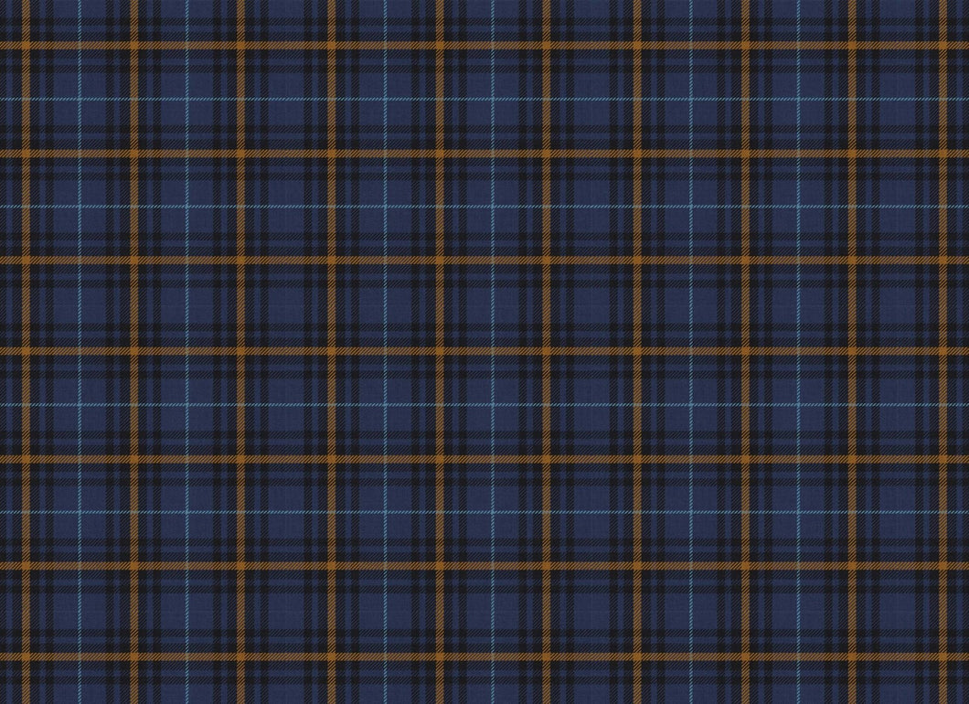 Blue Tartan Decoupage Paper