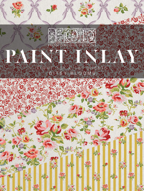 Ditsy Blooms IOD Paint Inlay (12