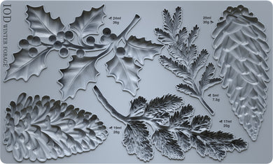 Winter Forage IOD Decor Mould (6