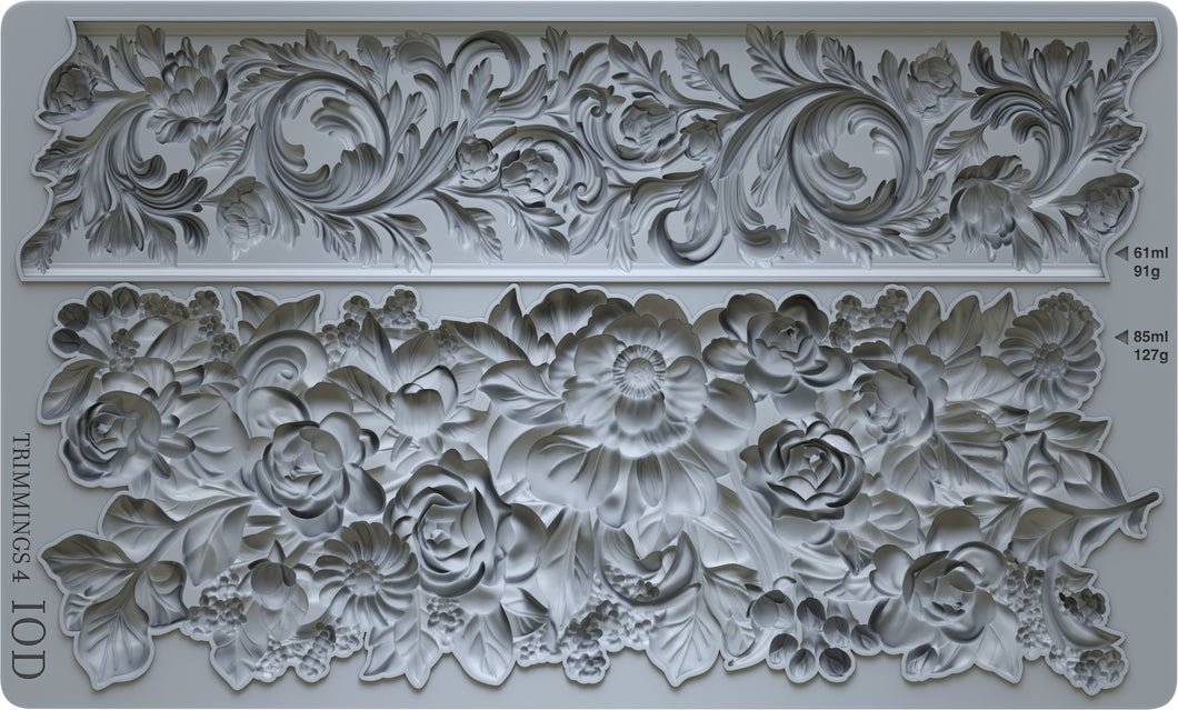 Trimmings 4 IOD Decor Mould (6