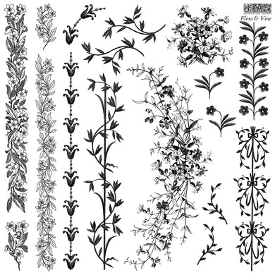 Flora & Vine IOD Stamp (Single Sheet12