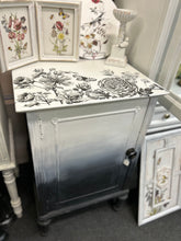 White and Black End Table