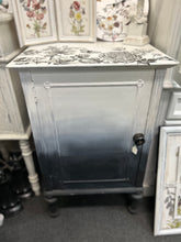 White and Black End Table