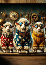 Shaun Sheep MINT Decoupage Paper