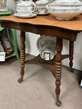 Small Table with Glass Feet