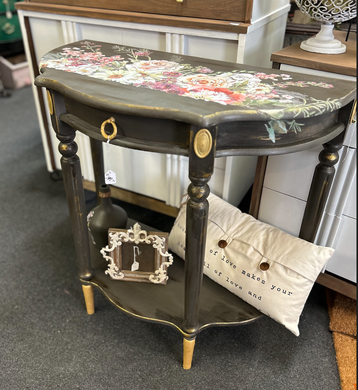 Floral Side Table