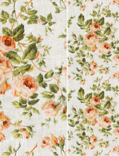 Burlap Roses Decoupage Paper