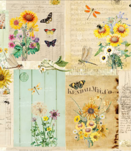 Botanical Masterboard Decoupage Paper