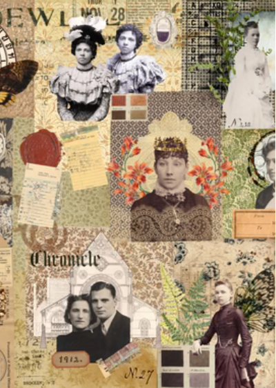 Photo Journal Masterboard Decoupage Paper