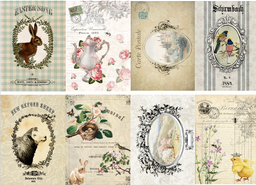 Spring Elements Decoupage Paper