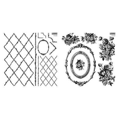 Veranda IOD Stamp Set Of 2 Sheets (12″X12″ EACH)