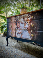 Pensive Girl MINT Decoupage Paper