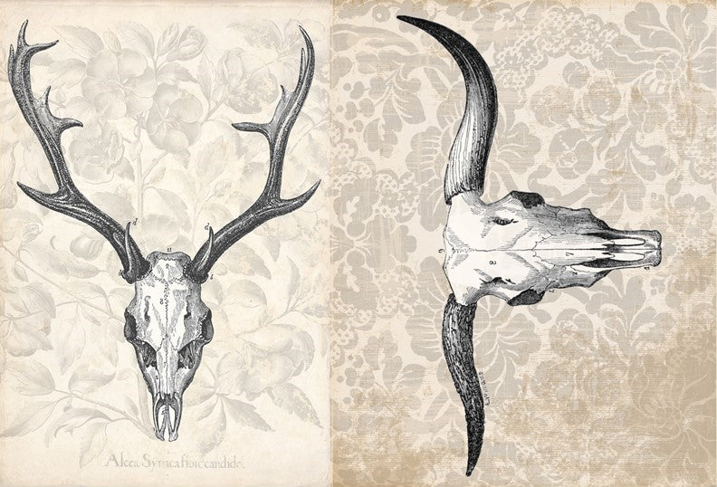 Antler Project Blocks Decoupage Paper