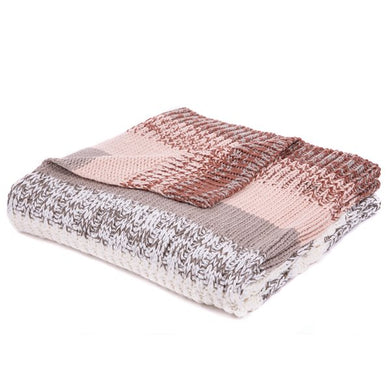 Baba Knit Stripe Throw