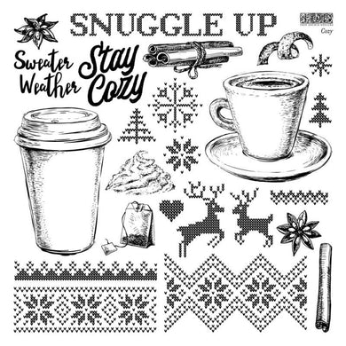 Cozy IOD Decor Stamp (12″X12″) Limited Edition