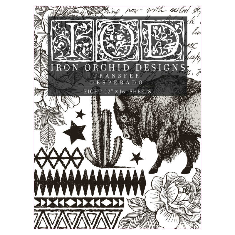 Desperado IOD Image Transfer(12″X16″ PAD-8 SHEETS )