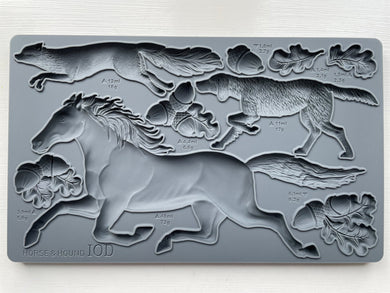 Horse & Hound IOD Decor Mould (6″X10″)