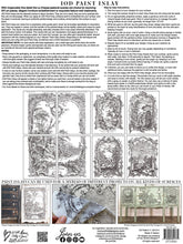 IOD Paint Inlay La Chasse (12″X16″ 8 SHEET PAD)