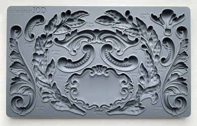 Olive Crest IOD Decor Mould (6″X10″)
