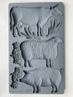 Village Market IOD Decor Mould (6″X10″)