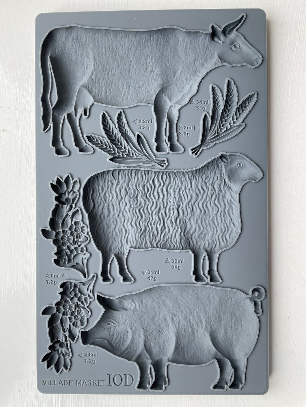 Village Market IOD Decor Mould (6″X10″)