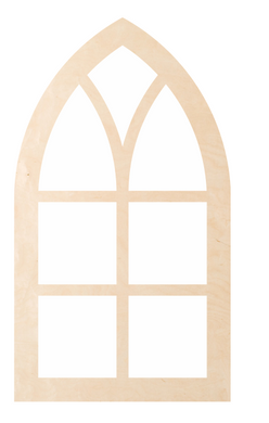 Window - Square Cathedral Pattern 