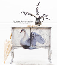 White Swan Mint Decoupage Papers