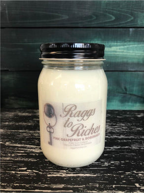 Pink Grapefruit & Rosemary Candle