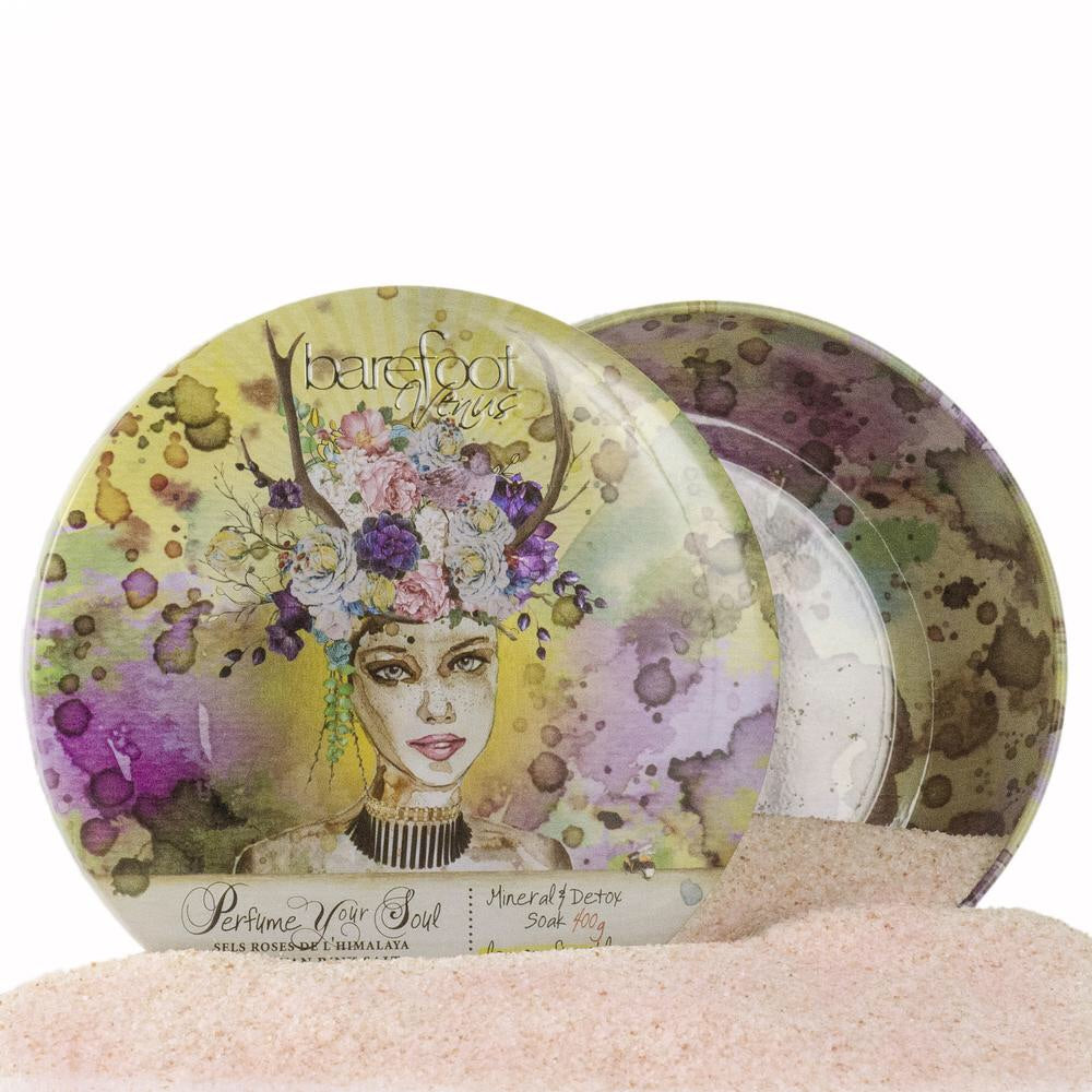 Barefoot Venus- Lemon Freckle Himalayan Salts Mineral & Detox Soak (400 grams)