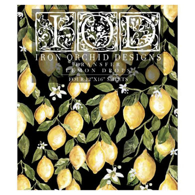 Lemon Drops IOD Image Transfer (12″X16″ PAD -4 SHEETS)