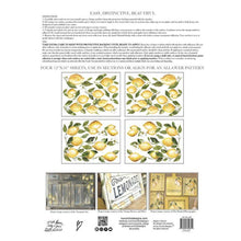 Lemon Drops IOD Image Transfer (12″X16″ PAD -4 SHEETS)
