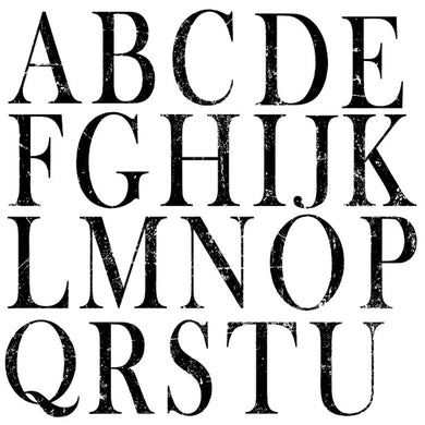 Typesetting (two sheets) Decor Stamps (12