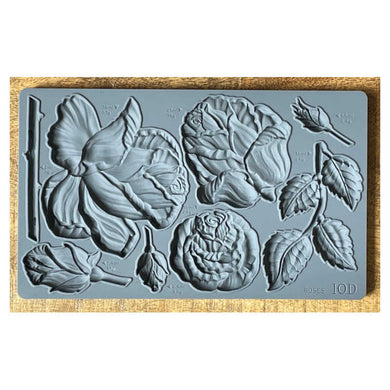 Roses IOD Decor Mould (6″X10″)