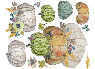 Fall Pumpkins Decoupage Paper