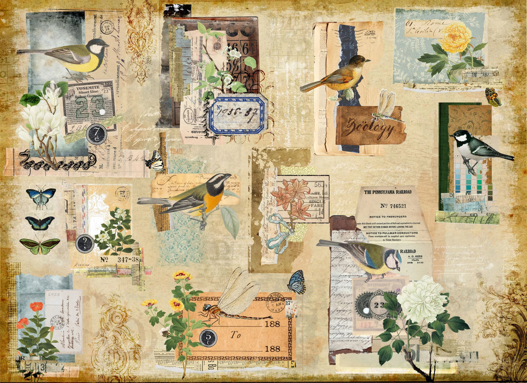 Scrappy Masterboard Decoupage Paper