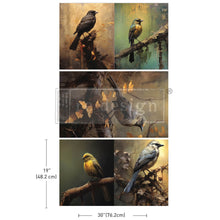 Decoupage Decor Tissue Paper Pack – Avian Dreamscape – 3 sheets