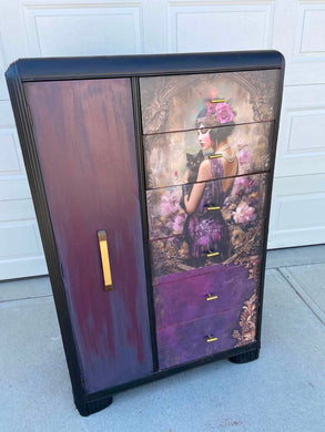 Purple Dresser