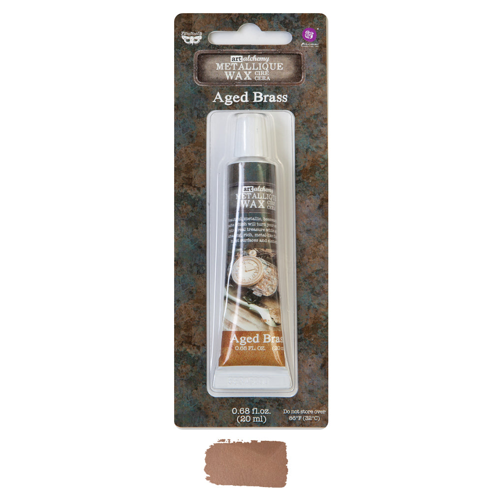 Aged Brass Art Alchemy Metallique Wax by Redesign With Prima®
