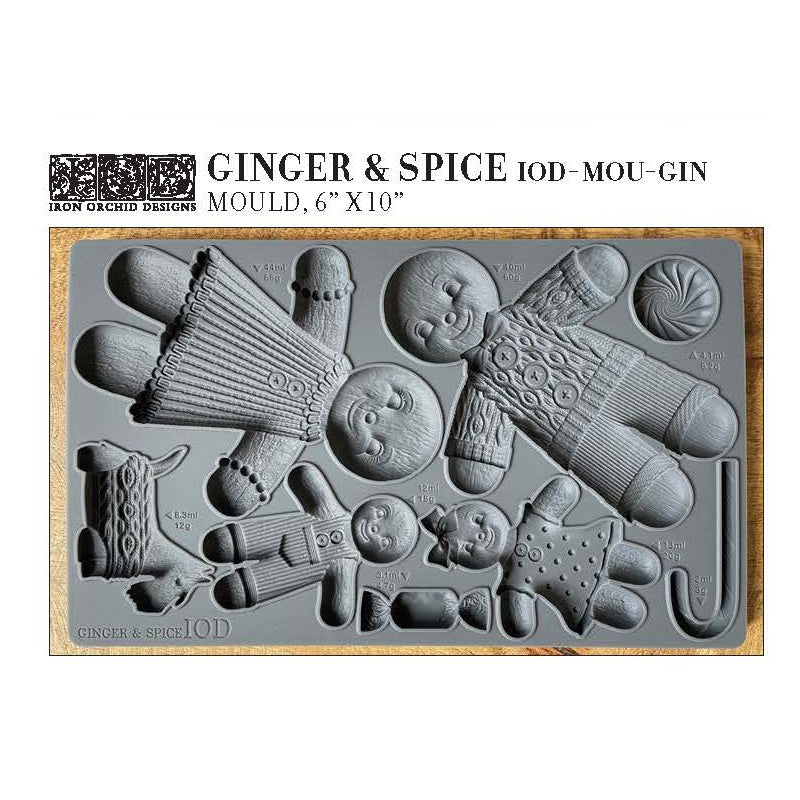 Ginger & Spice IOD Decor Mould (6″X10″)