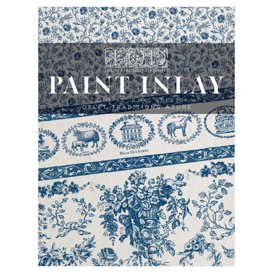 Delft Traditions Azure IOD Paint Inlay (12″X16″ PAD-8 SHEETS ) LIMITED EDITION