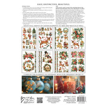 Kitschy Christmas IOD Transfer (8″x12″ pad-8 sheets ) LIMITED EDITION