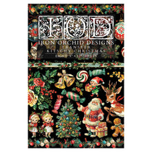 Kitschy Christmas IOD Transfer (8″x12″ pad-8 sheets ) LIMITED EDITION