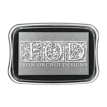 Silver Sparkle IOD Decor Ink Pad Refill
