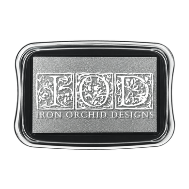 Silver Sparkle IOD Decor Ink Pad see