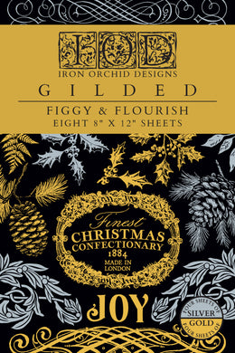 Figgy & Flourish IOD Foil Transfer (8″x12″ pad-8 sheets)