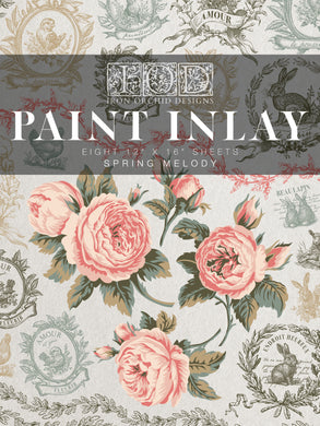 Spring Melody IOD Paint Inlay (12