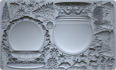 Snow Globes IOD Decor Mould (6