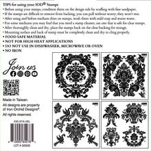 Velveteen IOD Stamp (Four Sheets 6"x6" each)